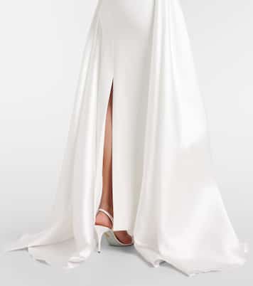 Robe longue Vera en satin | Solace London