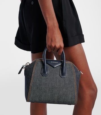 Antigona Mini denim tote bag | Givenchy