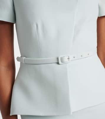 Abito midi in lana e slik | Roland Mouret