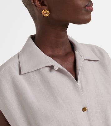 Top Evangeline in lino | Loro Piana