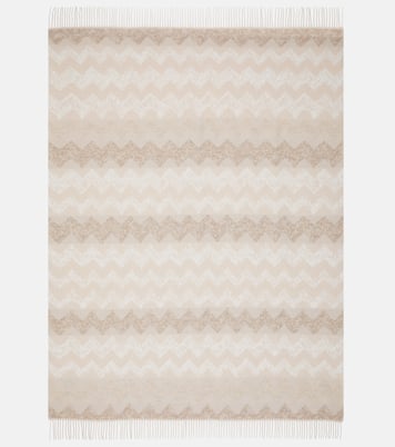 Gessetti Zig Zag wool-blend throw | Missoni