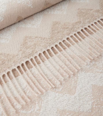 Gessetti Zig Zag wool-blend throw | Missoni