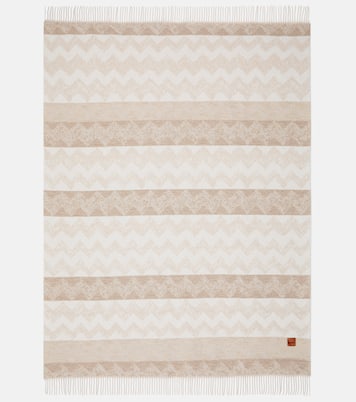 Gessetti Zig Zag wool-blend throw | Missoni
