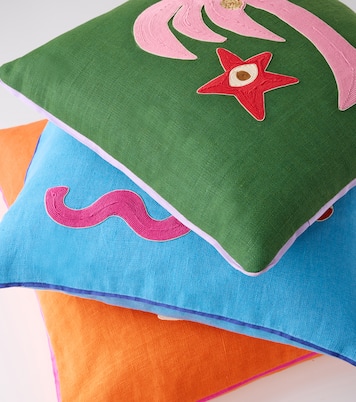 Kissen Playa Palm Tree aus Leinen | Jonathan Adler