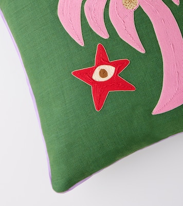 Kissen Playa Palm Tree aus Leinen | Jonathan Adler