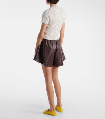 Anagram ribbed-knit top | Loewe