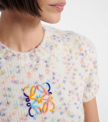 Anagram ribbed-knit top | Loewe