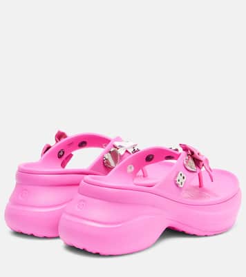 x Crocs Jibbitz platform thong sandals | Balenciaga