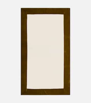 Linen and velvet tablecloth | Once Milano