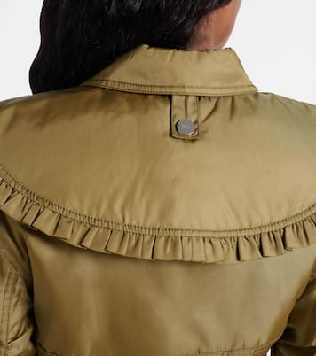 Bomber cropped con ruches | Ganni