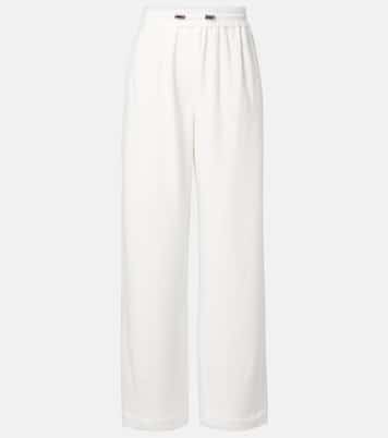 Cotton-blend straight pants | Brunello Cucinelli