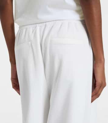 Cotton-blend straight pants | Brunello Cucinelli