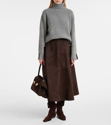 Wool and cashmere-blend turtleneck sweater | Jardin des Orangers