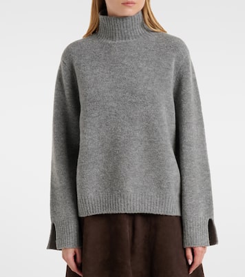 Wool and cashmere-blend turtleneck sweater | Jardin des Orangers