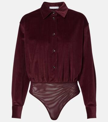 Fertile cotton velvet bodysuit | Max Mara
