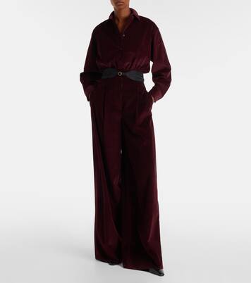 Fertile cotton velvet bodysuit | Max Mara