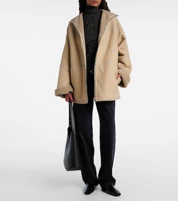 Wendbare Jacke aus Leder und Shearling | Yves Salomon