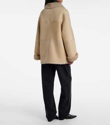 Wendbare Jacke aus Leder und Shearling | Yves Salomon