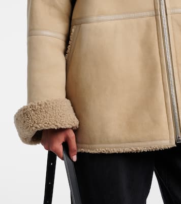 Wendbare Jacke aus Leder und Shearling | Yves Salomon