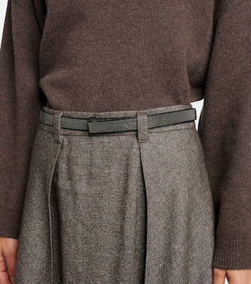 Monili leather belt | Brunello Cucinelli