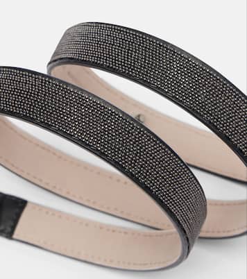 Monili leather belt | Brunello Cucinelli