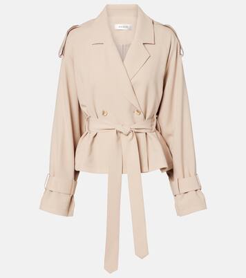 Soli belted double-breasted trench coat | Aya Muse