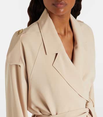 Soli belted double-breasted trench coat | Aya Muse