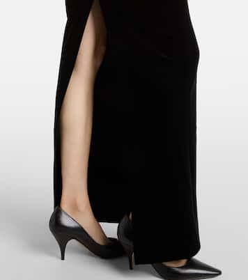 Velvet maxi dress | Roland Mouret