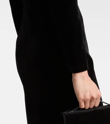 Velvet maxi dress | Roland Mouret