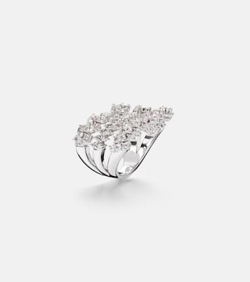 Y-Not 18kt white gold ring with diamonds | Yeprem