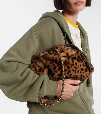 Flamenco Medium calf hair shoulder bag | Loewe