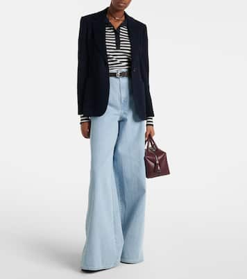 Striped cashmere Henley sweater | Max Mara