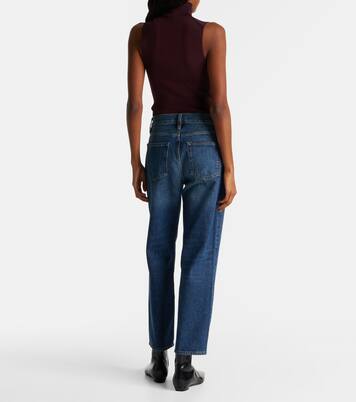 Jeans rectos Hang de tiro alto | Frame