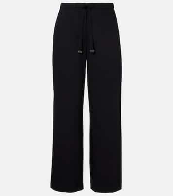 Argenta virgin wool crêpe wide-leg pants | 'S Max Mara