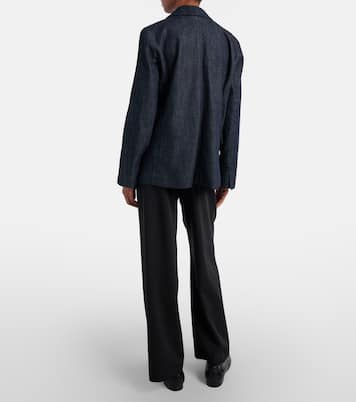 Argenta virgin wool crêpe wide-leg pants | 'S Max Mara