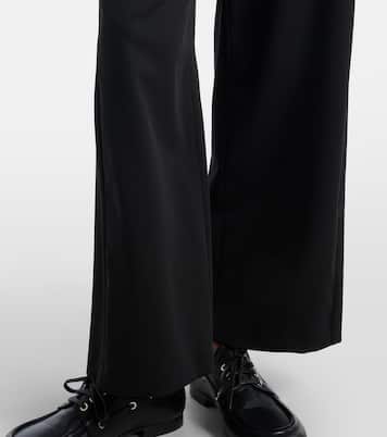 Argenta virgin wool crêpe wide-leg pants | 'S Max Mara
