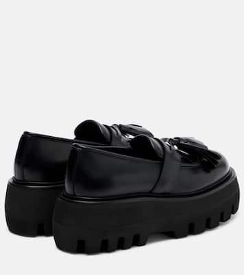 Sofa leather platform loafers | McQueen