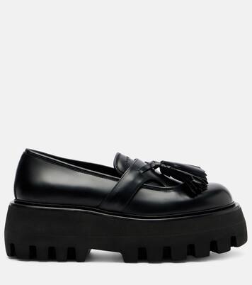 Sofa leather platform loafers | McQueen