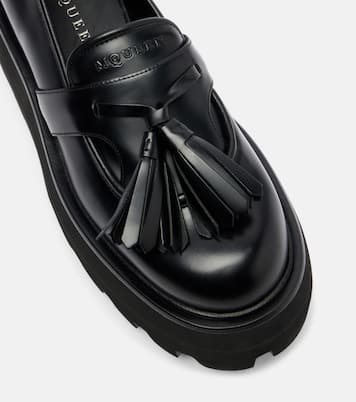 Sofa leather platform loafers | McQueen