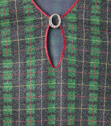 Plaid lamé kaftan | Oséree Kids