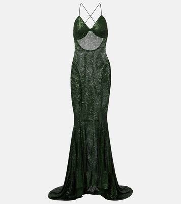 Vestido de fiesta con lentejuelas | Norma Kamali