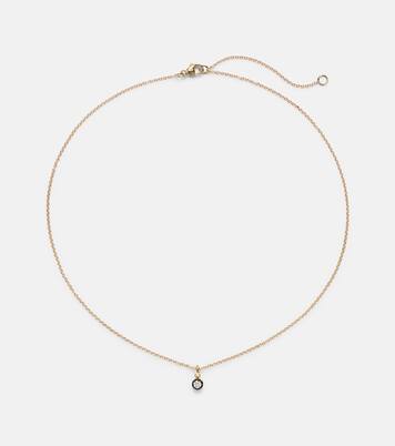 The Shadow 10kt gold choker with diamonds | Stone and Strand