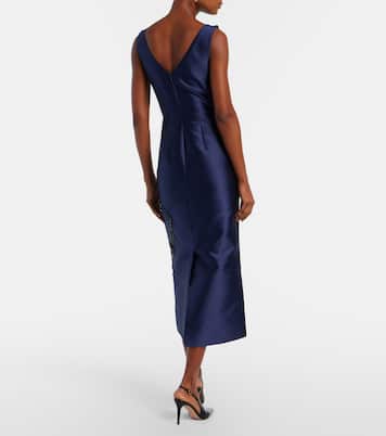 Verziertes Midikleid | Erdem