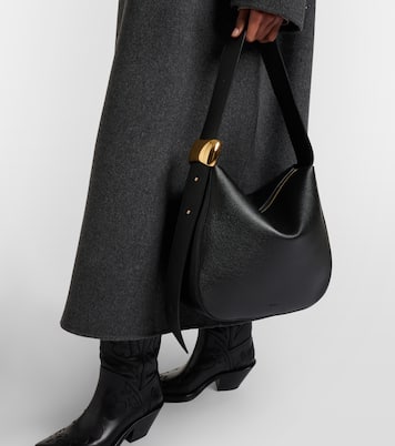 Zambia leather shoulder bag | Amanu