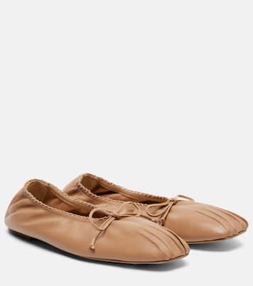 Leather ballet flats | Magda Butrym