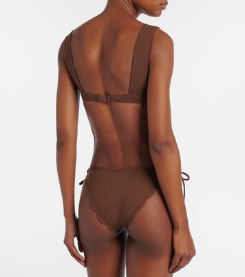 Top de bikini North festoneado | Marysia