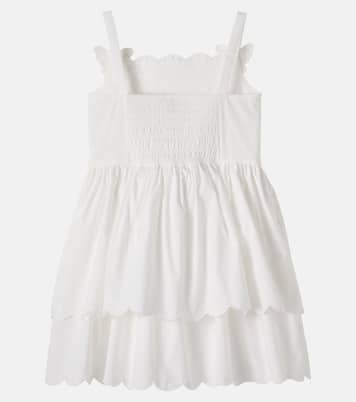 Kleid aus Baumwollpopeline | Self-Portrait Kids
