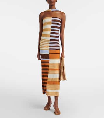 Ornella striped midi dress | Cala de la Cruz