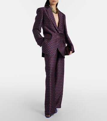 Pantoletten Viera 50 aus Satin | Manolo Blahnik