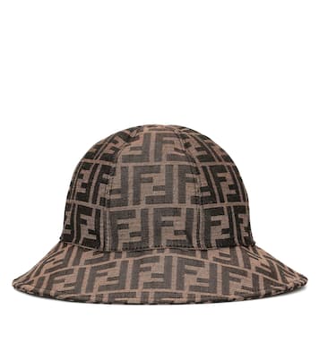 Cappello da pescatore in misto cotone FF | Fendi Kids